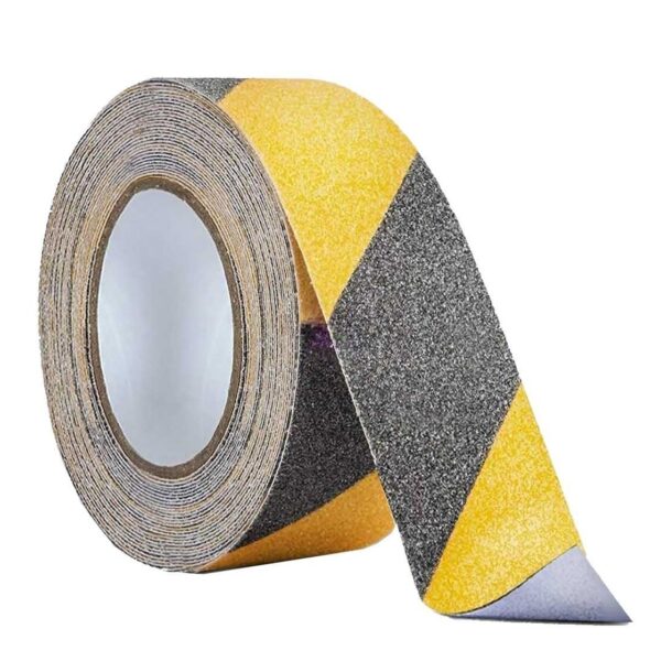 ترمز پله سمباده ای زرد و مشکی